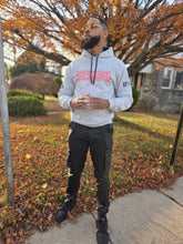 Load image into Gallery viewer, GRAY BTC &quot;STAMPED&quot; UNISEX HOODIE
