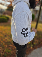 Load image into Gallery viewer, GRAY BTC &quot;STAMPED&quot; UNISEX HOODIE
