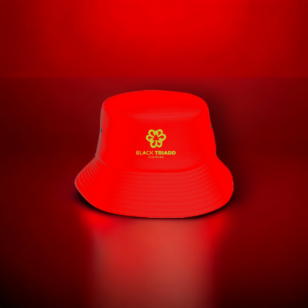 Red Signature Bucket Hat