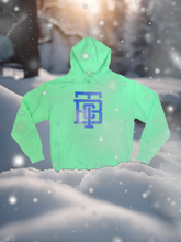 Load image into Gallery viewer, Lime Green BTC Focused Hoodie
