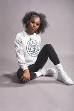 Load image into Gallery viewer, BTC Women&#39;s White Cream &quot;Slogan&quot; Sweater
