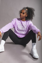 Load image into Gallery viewer, BTC Women&#39;s Soft Purple &quot;Slogan Sweater
