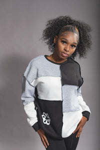 BTC Women's Checkered "Zoning" Sweater