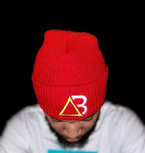 Triadd Red "Imprint" Beanie Hat