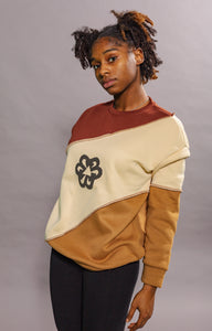 Women's Brown Triple B Imprint Sweater
