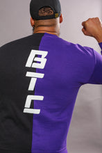 Load image into Gallery viewer, BTC Purple and Black Two-Faced Sweater

