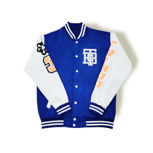 Load image into Gallery viewer, BTC Blue Signature Varsity Jacket
