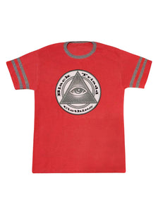 BTC "Third Eyed Pyramid Red" T-Shirt 👁